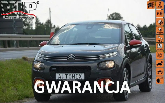 citroen Citroen C3 cena 49300 przebieg: 87007, rok produkcji 2017 z Nekla